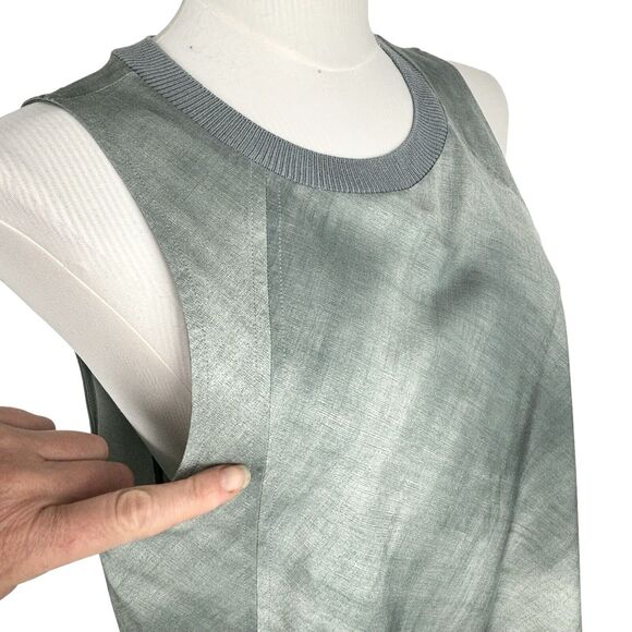 ATHLETA Sleeveless Round Neck Zephyr Refined Tank Top Small Green NWOT - Picture 10 of 14